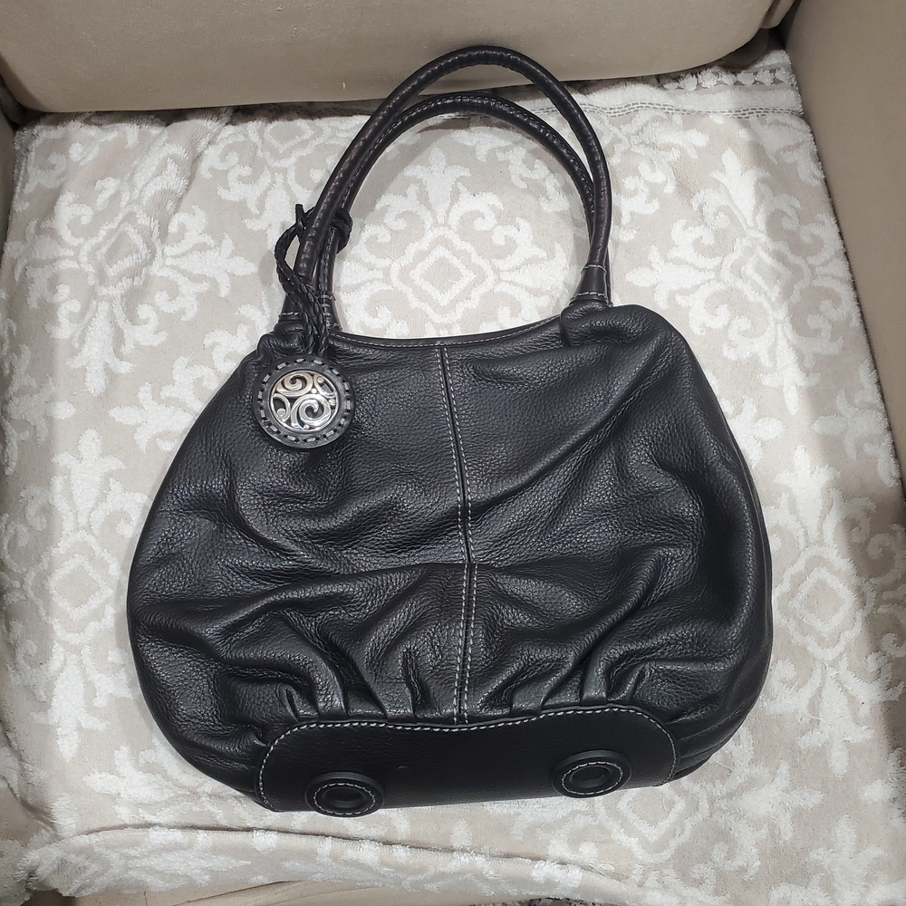 Elegant Black Leather Brighton Women's Bag